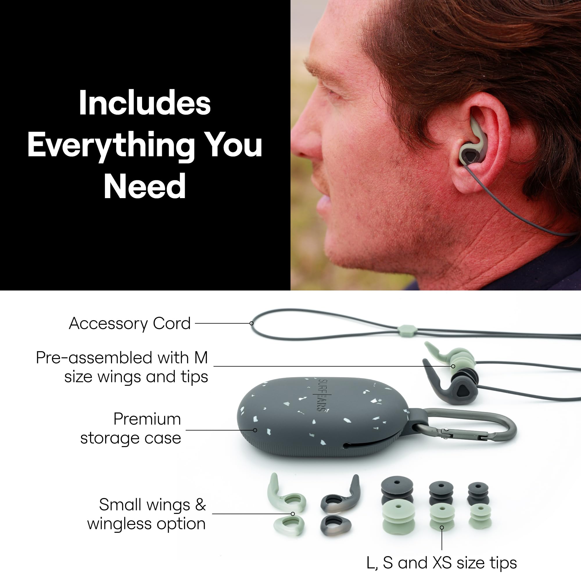 Amazon.com : Creatures of Leisure Surf Ears 4.0 – Ear Plugs for